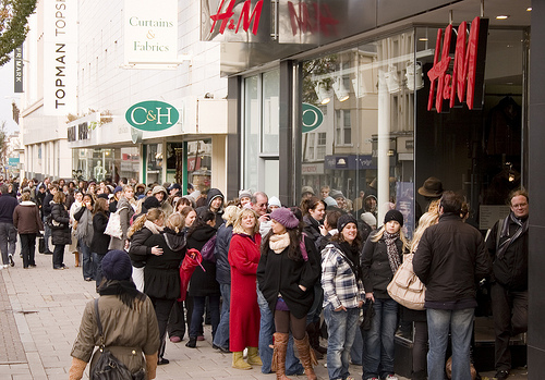 H&M グレーのデニム